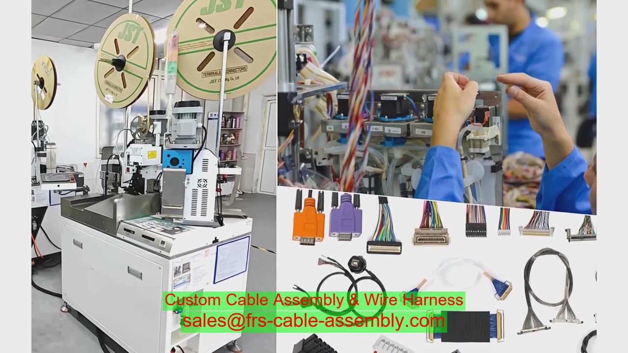 Aangepaste kabelconstructie 30 Pin Paneel Montagekabel DB25 Mannelijke plug TE 104483-5 2,54 mm-toon