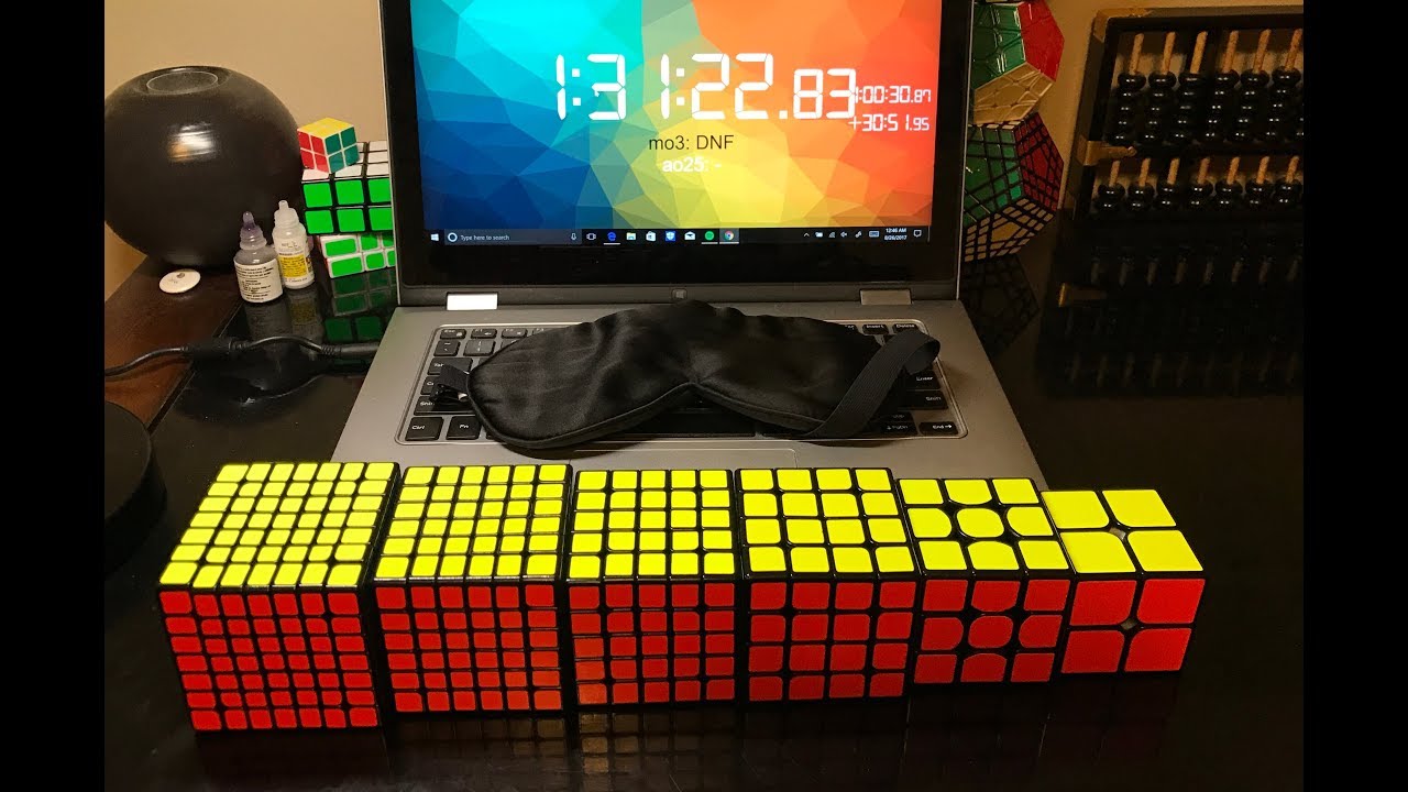 2x2-7x7 Blind Relay (FORMER) World Record: 1:31:22.83