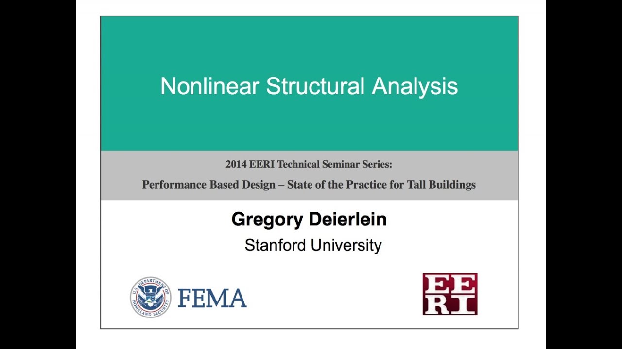 Nonlinear Structural Analysis - Performance Based Design of Tall Buildings (4 of 10)