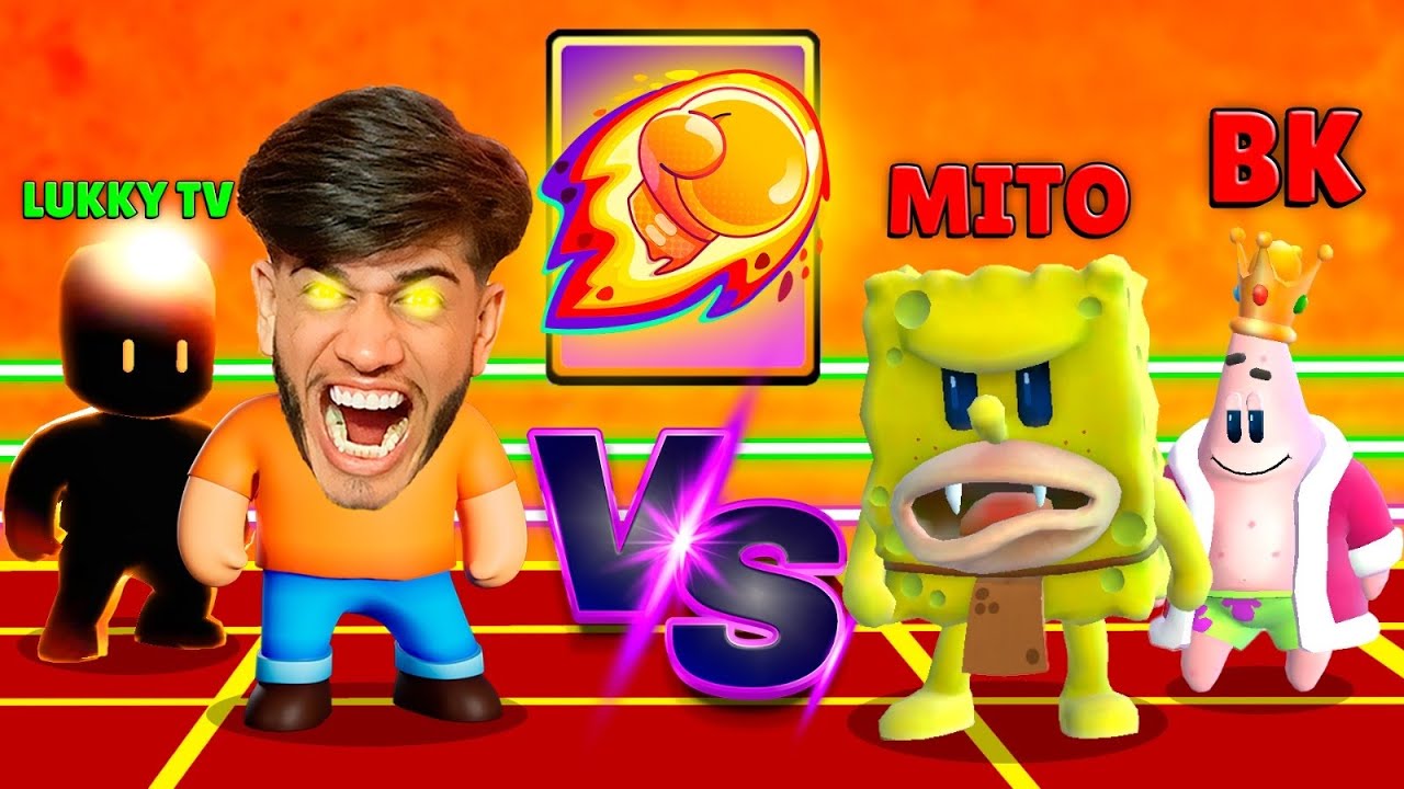2 X 2 NO STUMBLE GUYS MAS SÓ VALE USAR O NOVO EMOTE DE SUPER SOCO NO BLOCKDASH