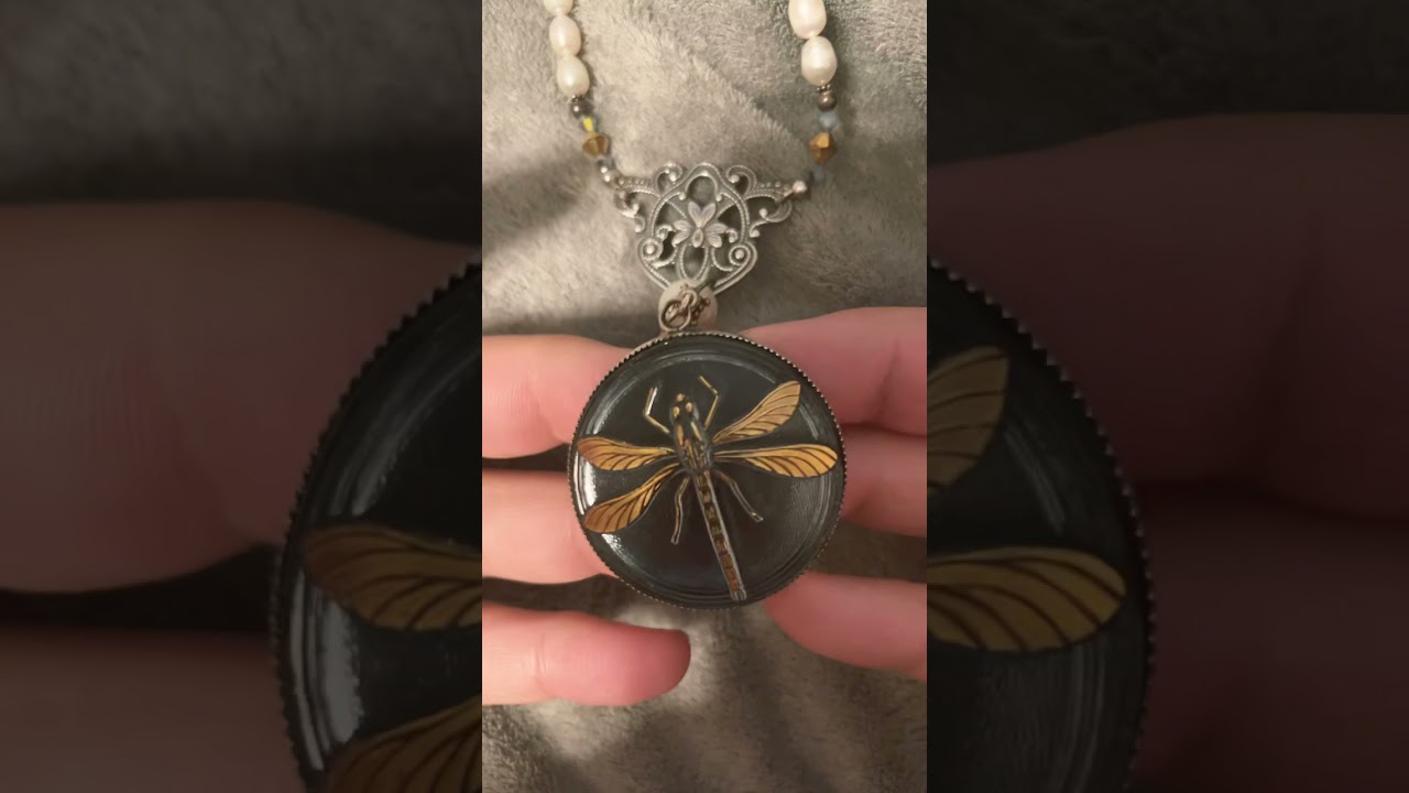 #sterling #pearls #art #artnouveau #dragonfly #subscribe #sugarvission #shorts #antique