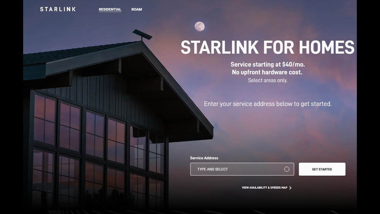 Starlink internet kipróbálása