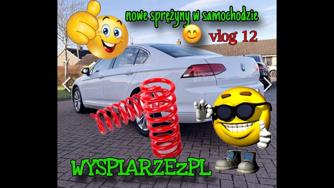 Efekt zamiany sprężyn passat b8 KOMBI do SEDAN #vlog12 🇬🇧