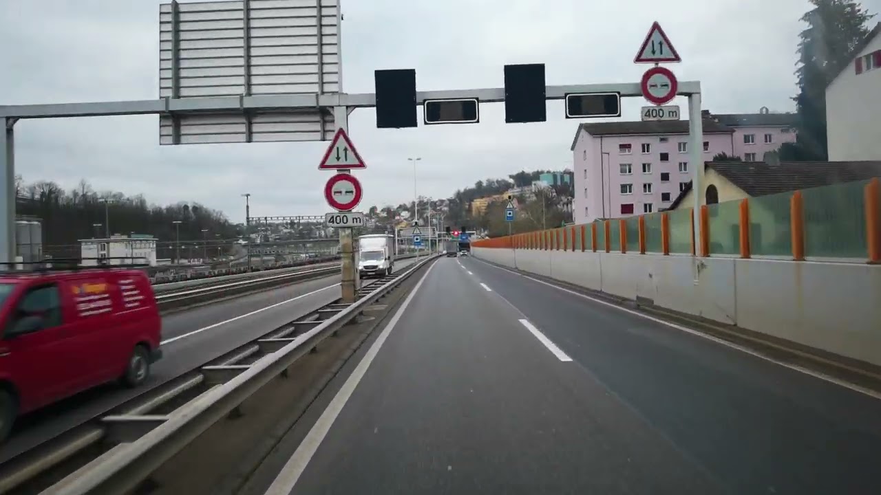 DAF CF POV 🚛 - Roadtrip Thayngen nach Langnau am Albis 🇨🇭 2025-01-22