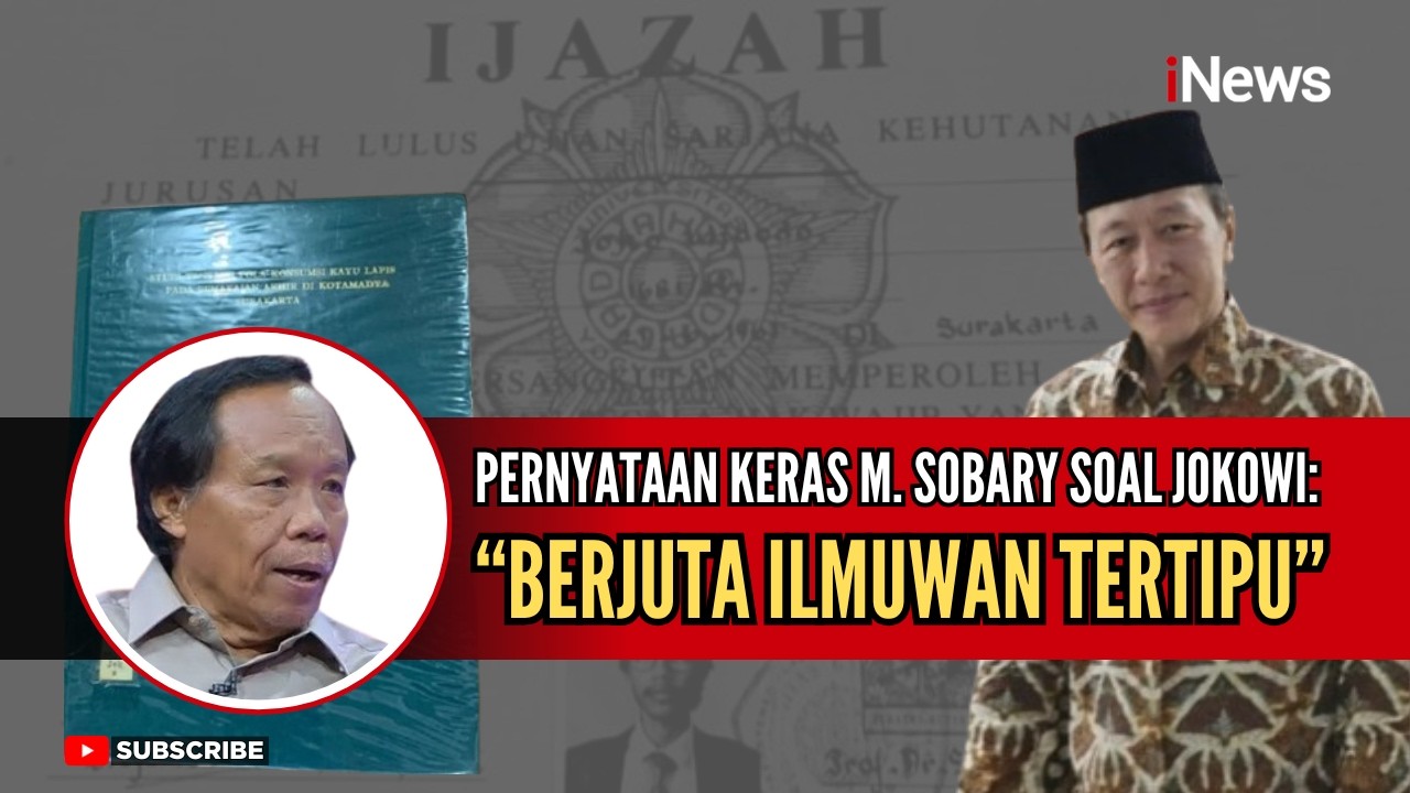 MENGEJUTKAN! Mohammad Sobary: “Kami Ilmuwan Merasa Tertipu Dukung Jokowi!”