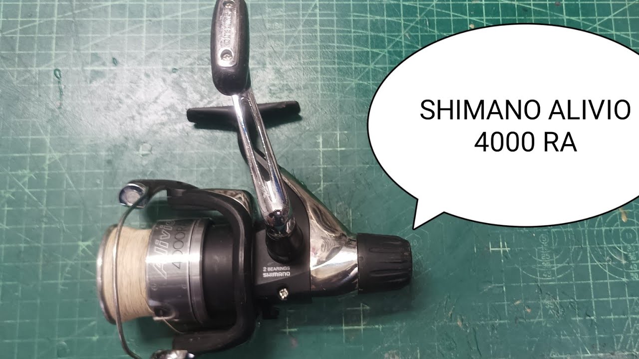 CARRETE O REEL DE PESCA SHIMANO ALIVIO 4000 RA REPARACION DE FRENO TRASERO