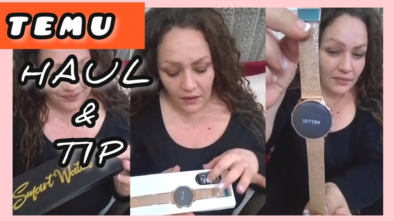 TEMU HAUL 🛍️Παρήγγειλα Smartwatch απο TEMU ⌚💥 Worth it ή ΠΑΓΙΔΑ;