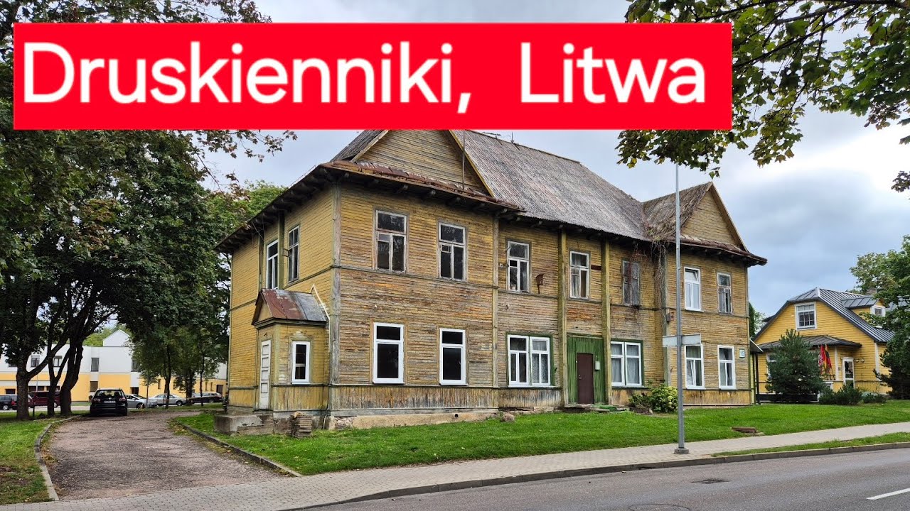 Druskienniki, spacer po miasteczku * Litwa * 2025