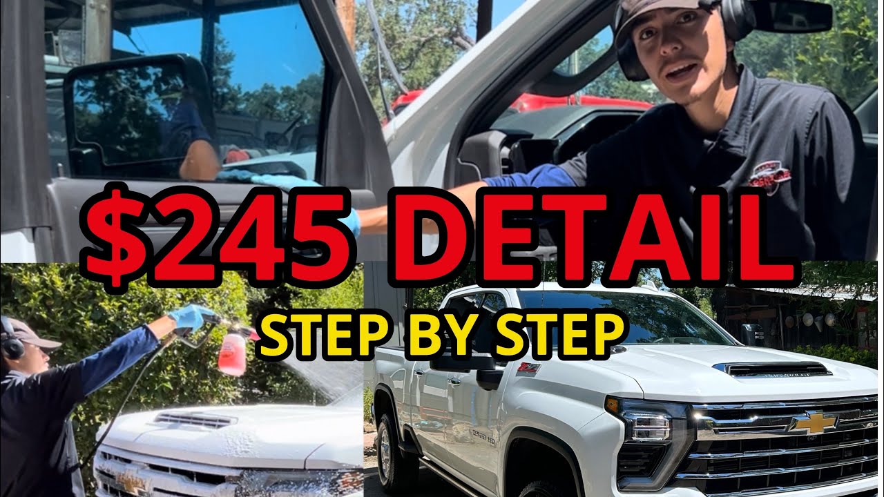 DETAILING A 2024 SILVERADO (STEP BY STEP FULL DETAIL) | Detailing Tips and Tricks
