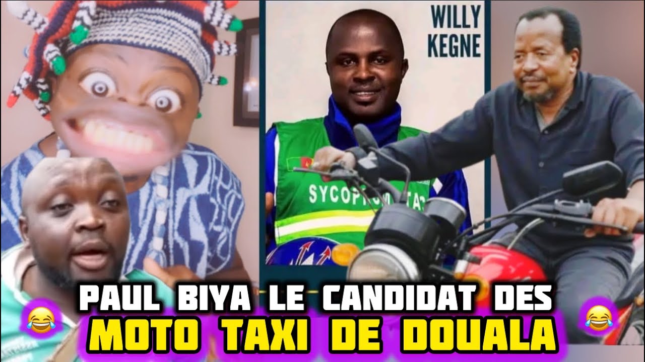 Mouton Mouton - Paul Biya le candidat des MotoTaxi de Douala pour 2025, incroyable