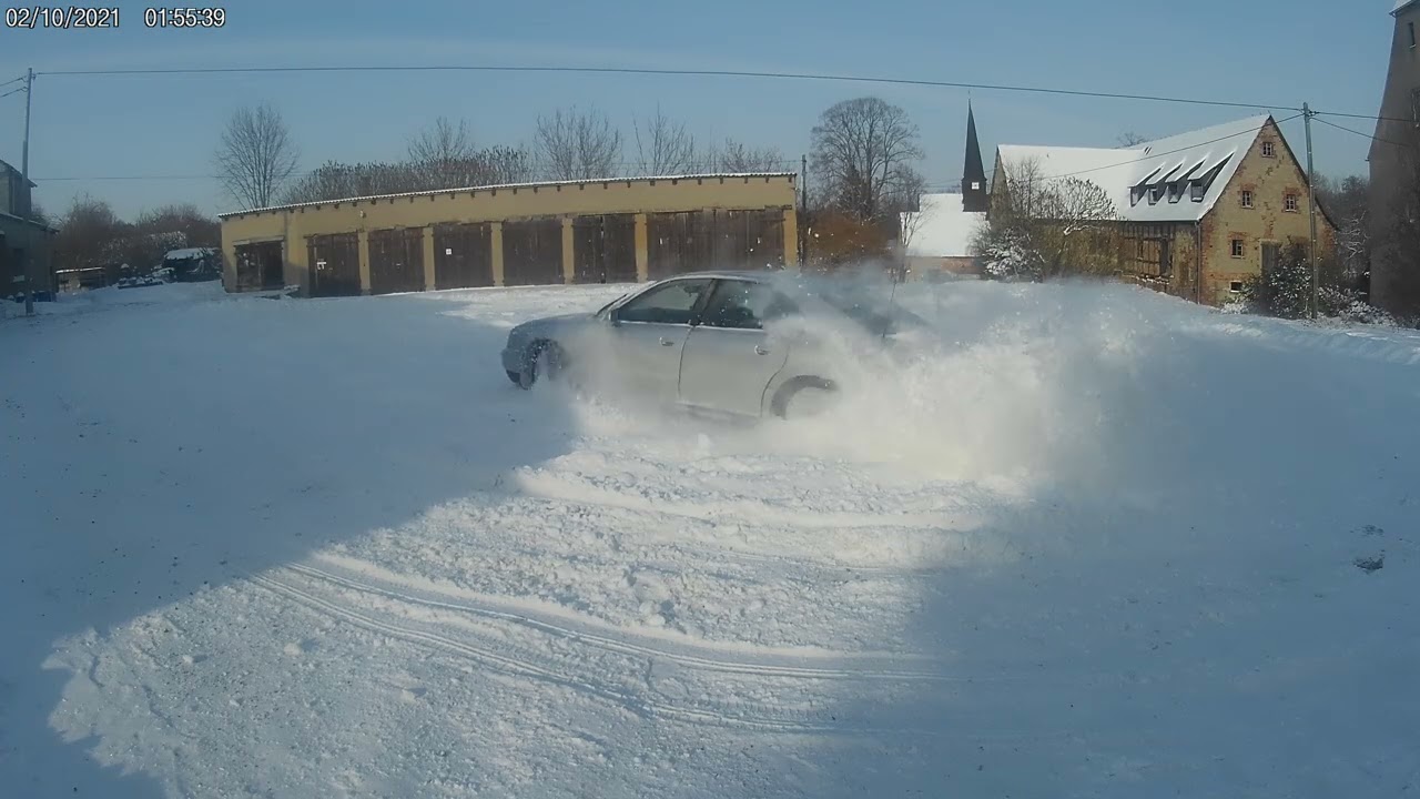 Audi A8 4.2 D2 Driften  Schnee
