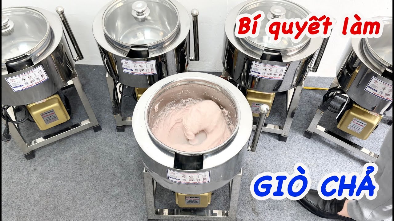 Dùng thử, Báo giá Máy Làm Chả Lụa 2Kg ✅Tặng bí quyết GIÒ CHẢ siêu dễ