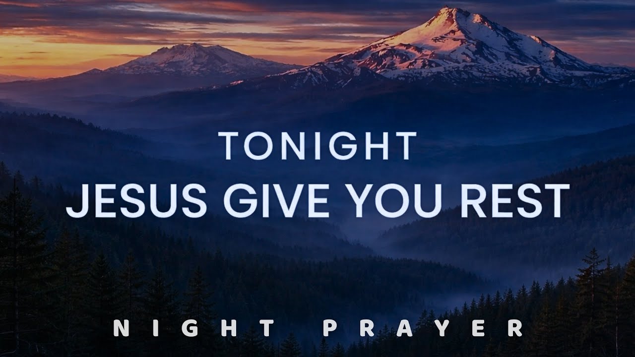 Молитва к Иисусу перед сном | Пусть Его мир унесет вас в покой
