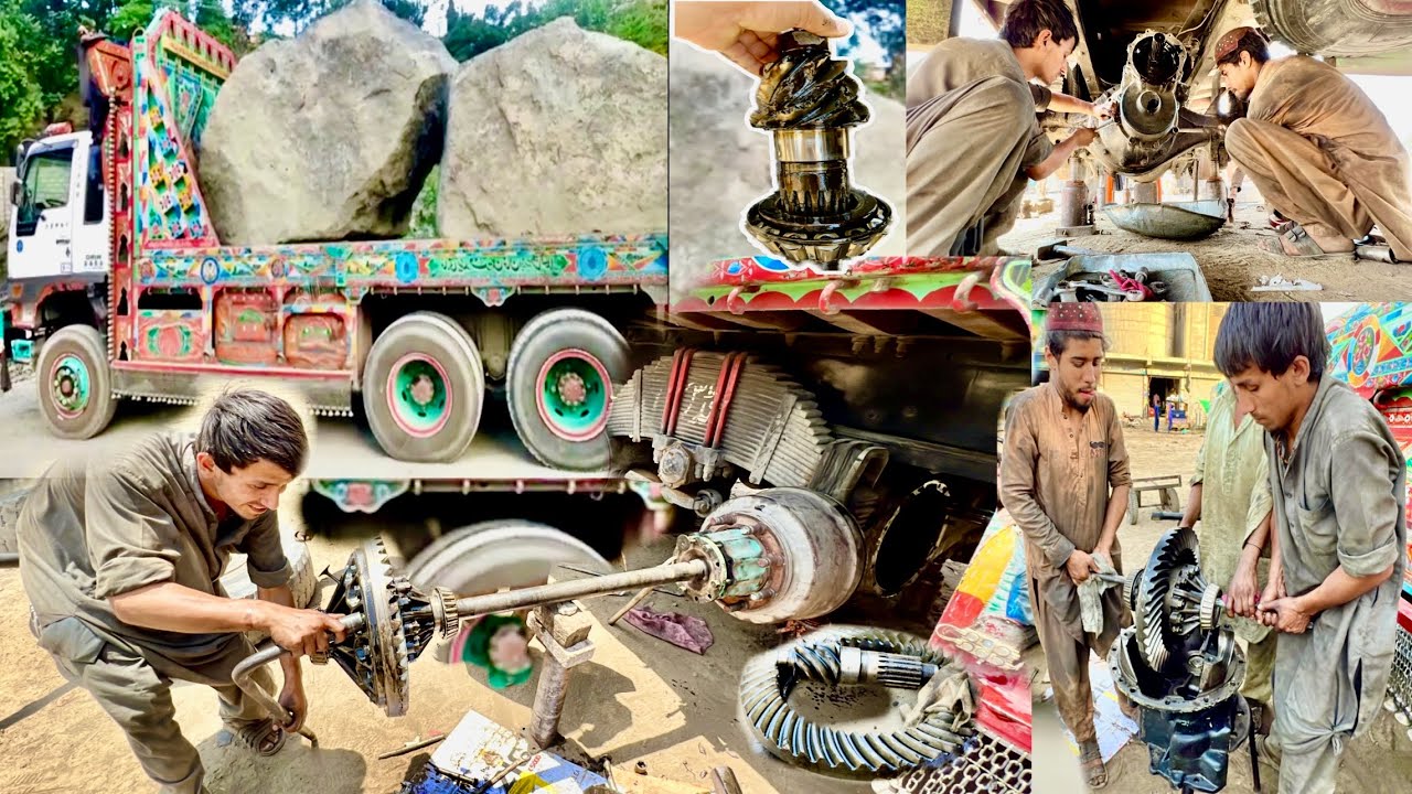 When Very Dangerous Noises Started from Rear Tube of the Stone Loading Truck || Penion Repairing