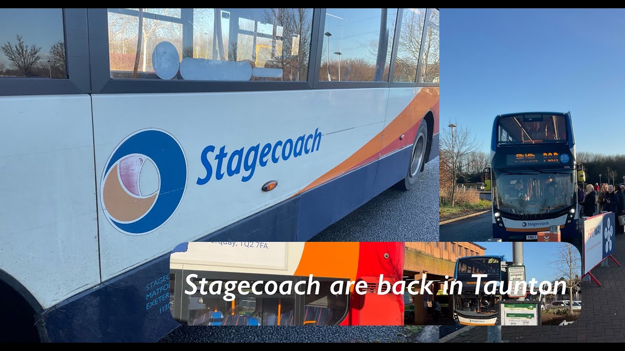 Stagecoach are back in Somerset - Stagecoach have taken over the Taunton Park & Ride.