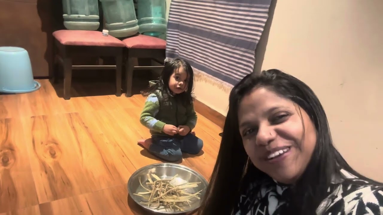 Happy Lohri | Aarav’s third lohri with his mom & Dad 