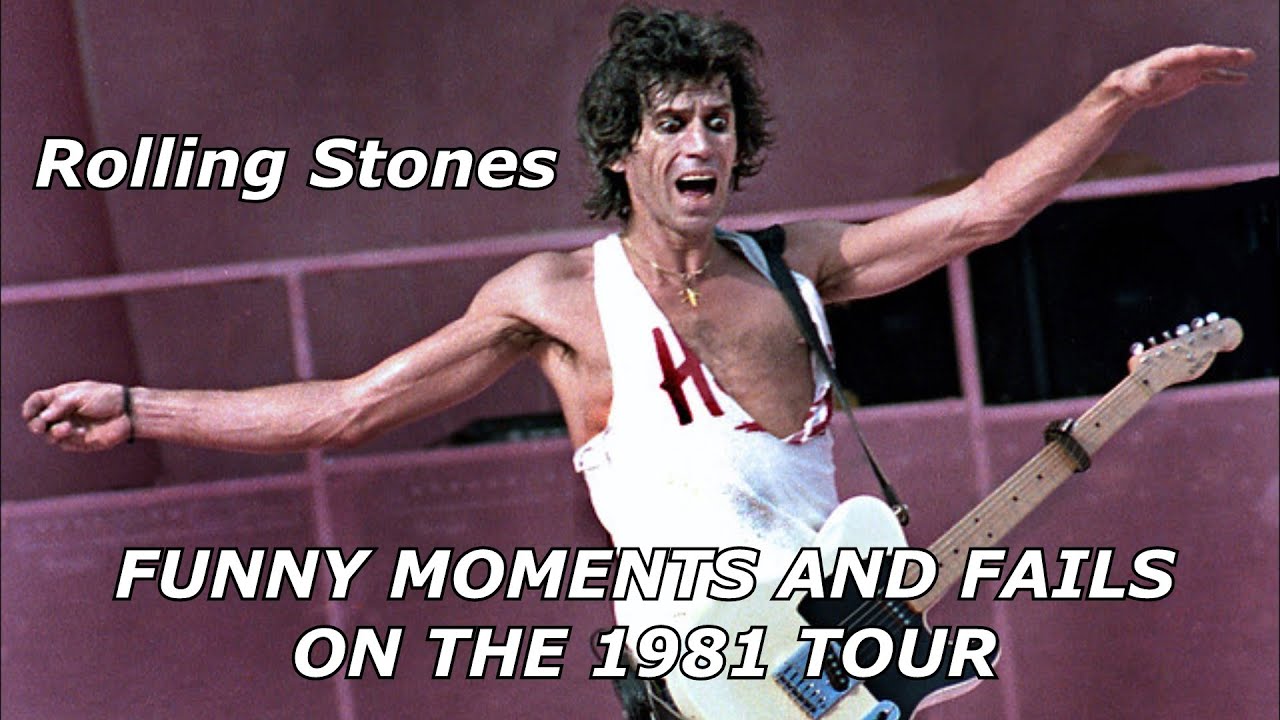 The Rolling Stones - Fails and funny moments on 1981 tour