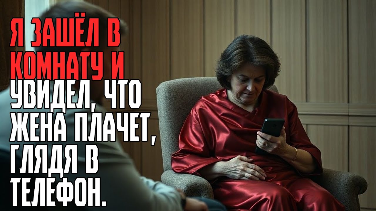 Я ЗАШЁЛ В КОМНАТУ И УВИДЕЛ, ЧТО ЖЕНА ПЛАЧЕТ, ГЛЯДЯ В ТЕЛЕФОН