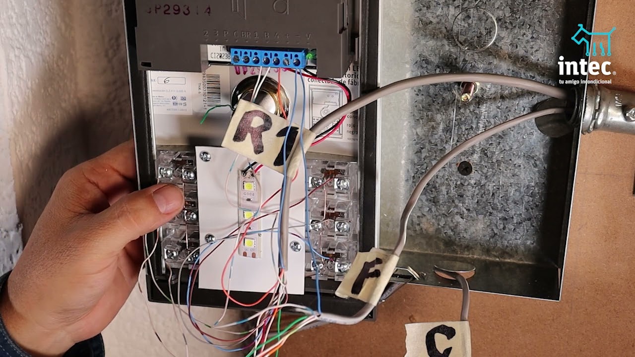 M6v3 Interfon edificio conexion del frente de calle intec