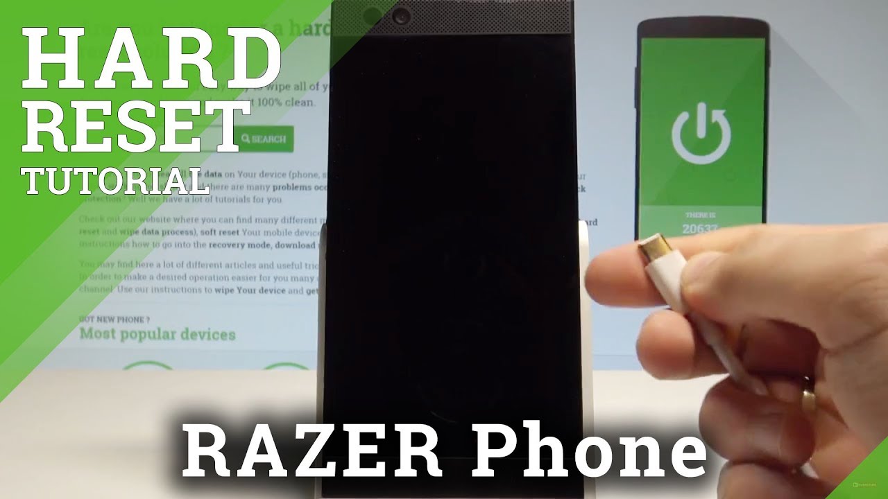 How to Hard Reset RAZER Phone by Recovery Mode / Screen Lock Removal |HardReset.Info