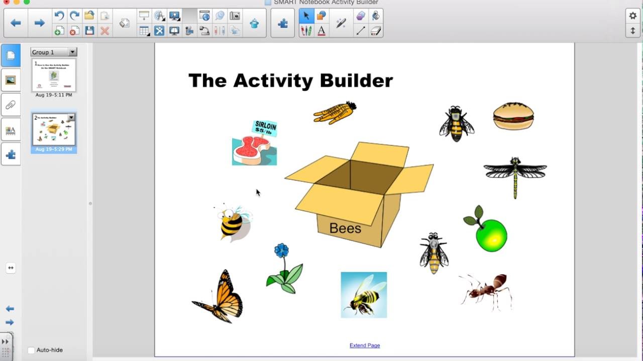 SMART Notebook Activity Builder