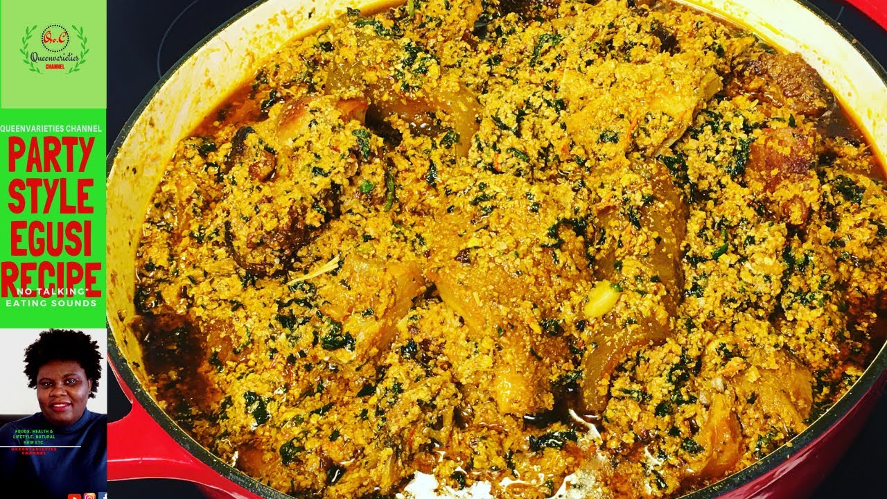 COOK WITH ME: PARTY EGUSI SOUP RECIPE | NIGERIAN PARTY STYLE EGUSI SOUP STEP BY STEP