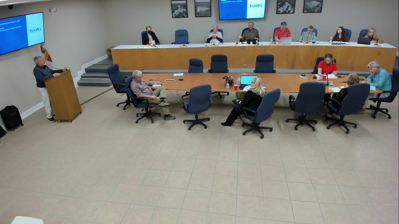 HNWS Monthly Board Meeting - February 17th, 2026