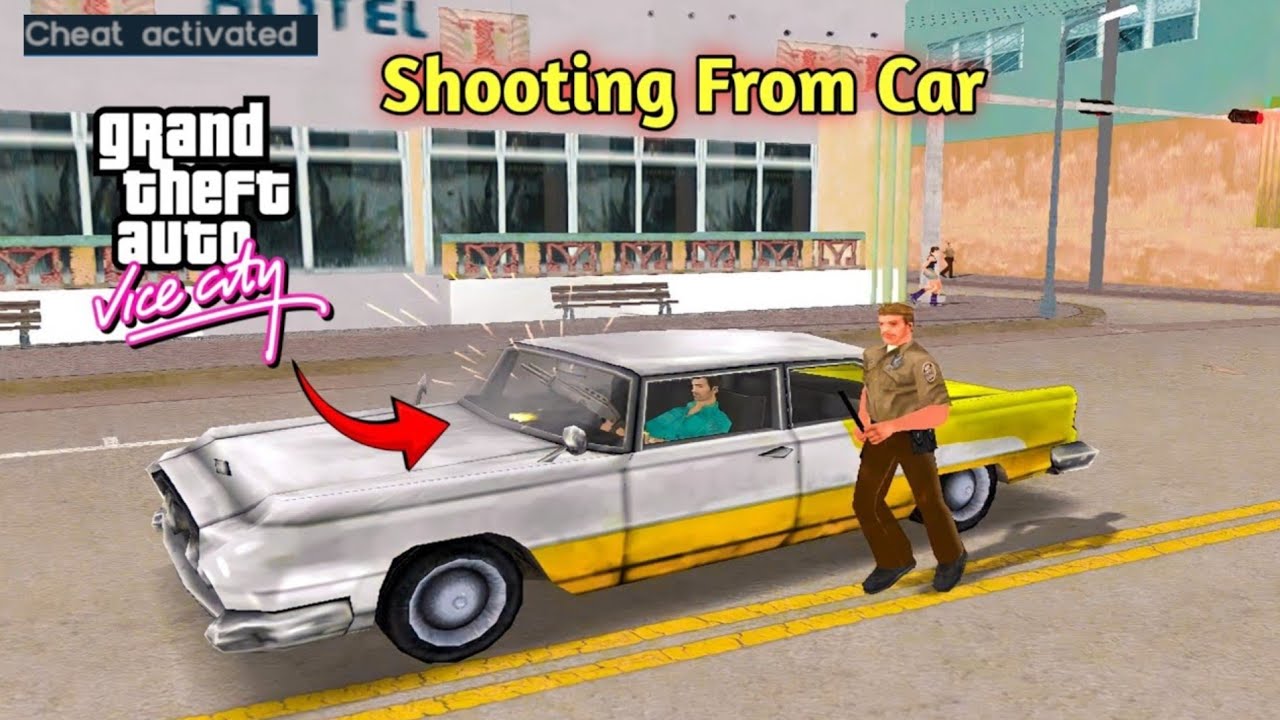 How To Install Shooting From Car Mod In GTA Vice City(Shot From Car Secret Cheat Code)