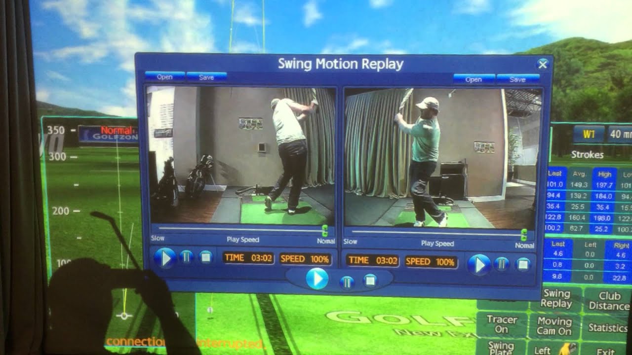 Virtual Golf Nut Shot Hit by Golf Ball