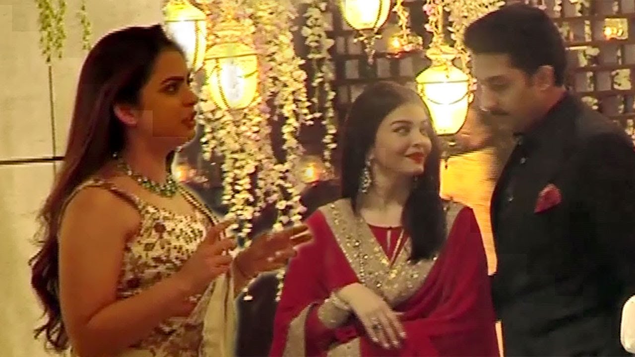 Isha Ambani Grand Welcome Bachchan Parivar @ Nina Kothari Pre Wedding Party