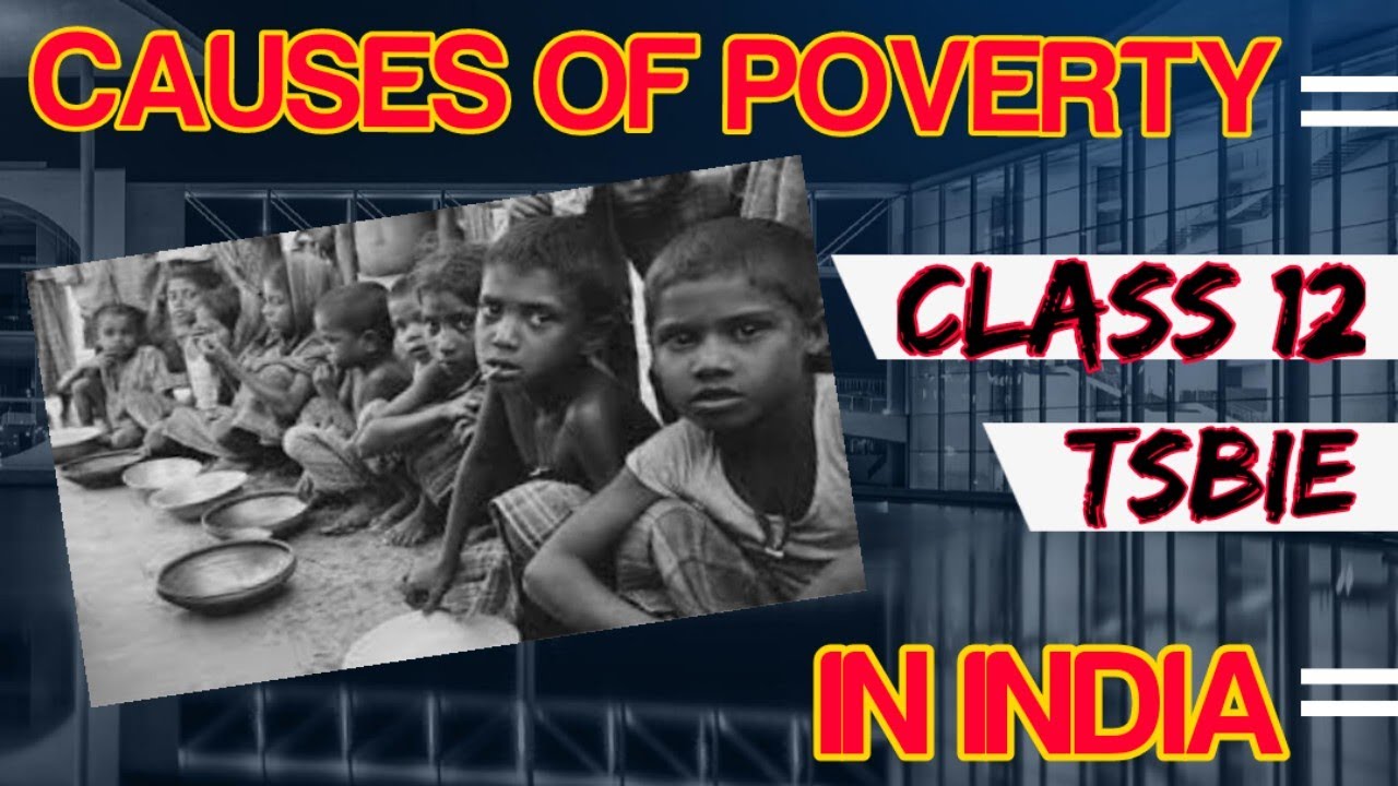 Causes of Poverty in India, TSBIE, Class 12