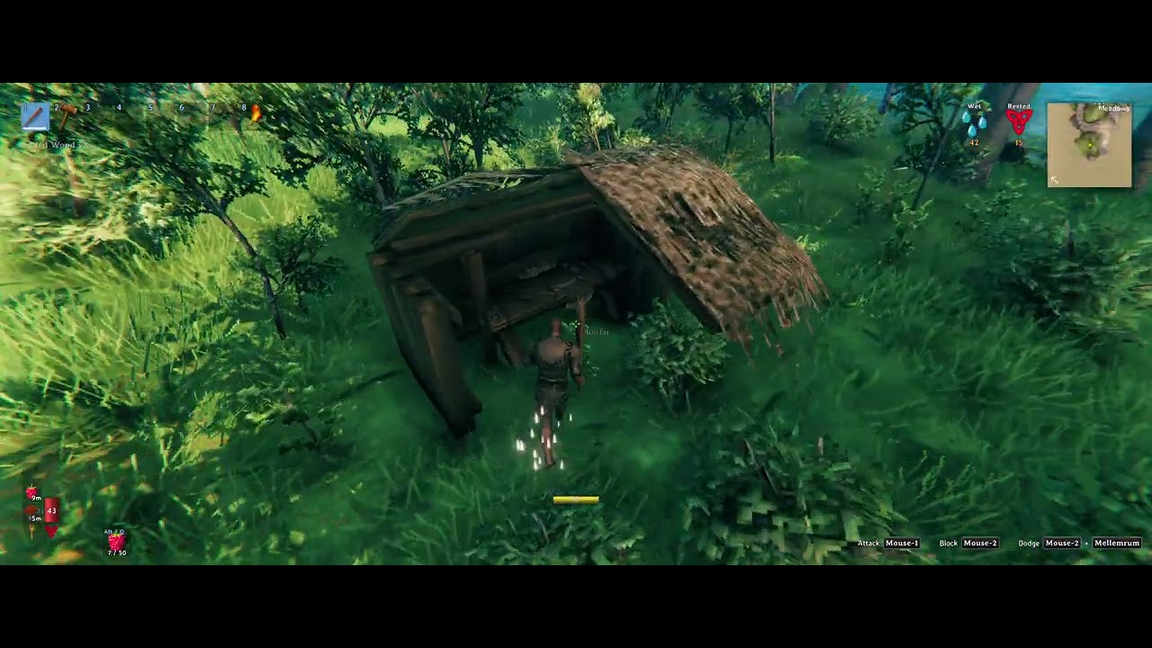 Valheim Longplay No Commentary New PC 3440x1440 'Hardmode' S1E1 New Start With New PC
