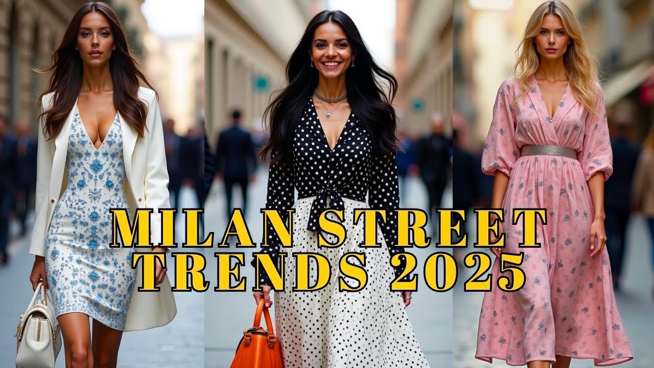 What’s Trending in Milan Right Now? | Street Style 2025: Butter Yellow, Polka Dots, Old Money & More