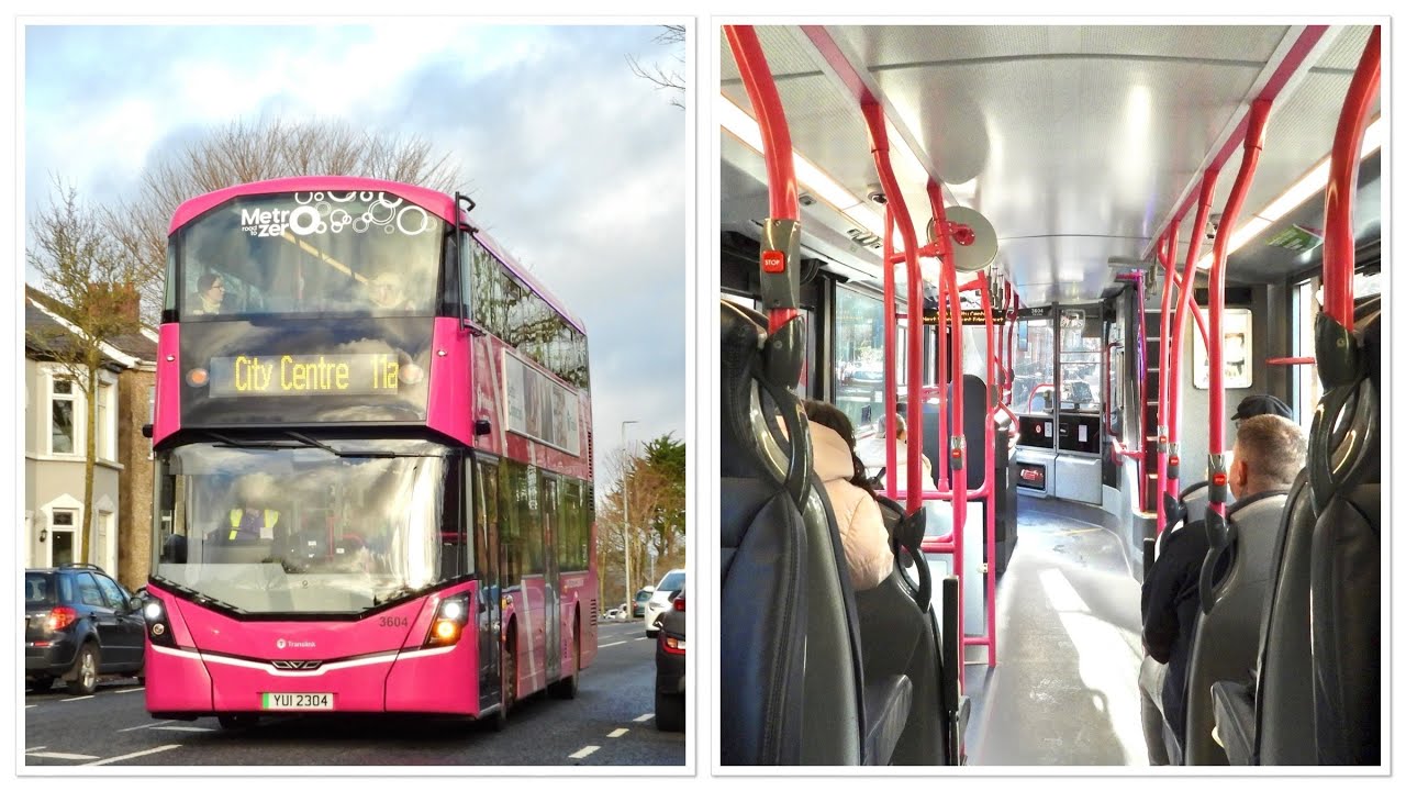 Ride on Translink Metro Wright Streetdeck Electroliner #3604 on route 11A