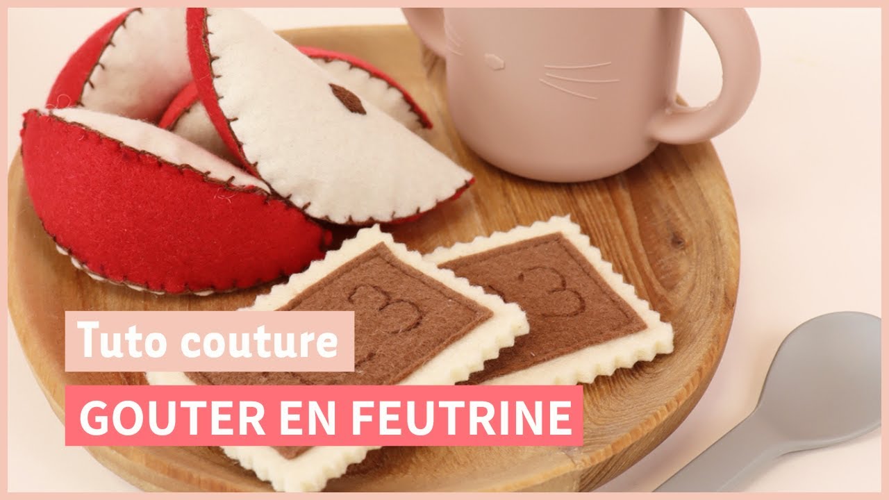 Tuto dinette en feutrine - Le gouter