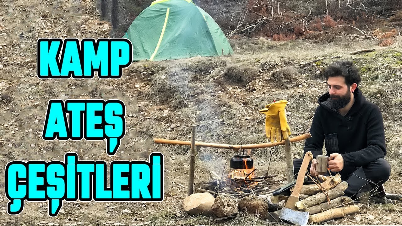 KIŞ KAMPI - Kamp Ateş Çeşitleri Balta ve Testere Çalışmaları