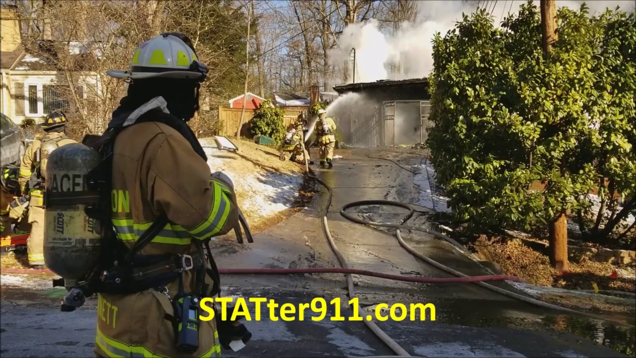 House fire in Lake Barcroft area - Fairfax County, Virginia