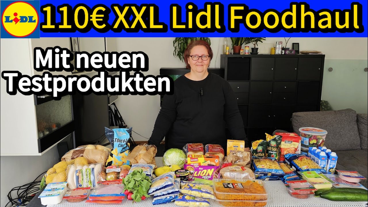 110€ XXL Lidl Wochenend Foodhaul von Lidl