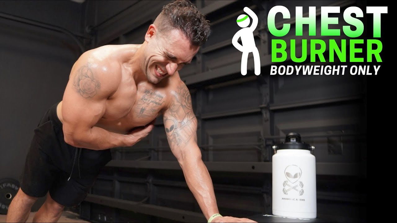 Bodyweight Chest Workout At Home to Get Ripped!