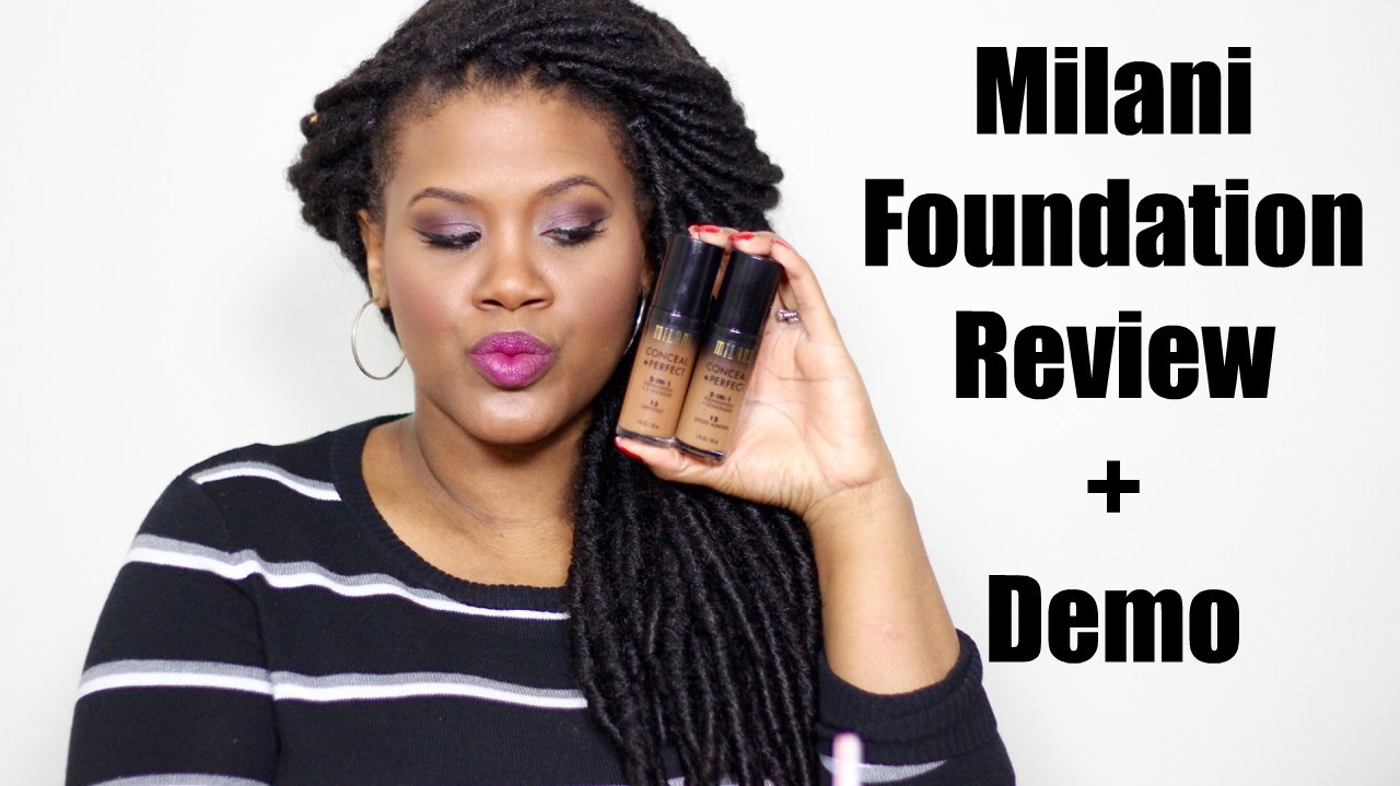Milani PERFECT 2-IN-1 FOUNDATION + CONCEALER DEMO & Review