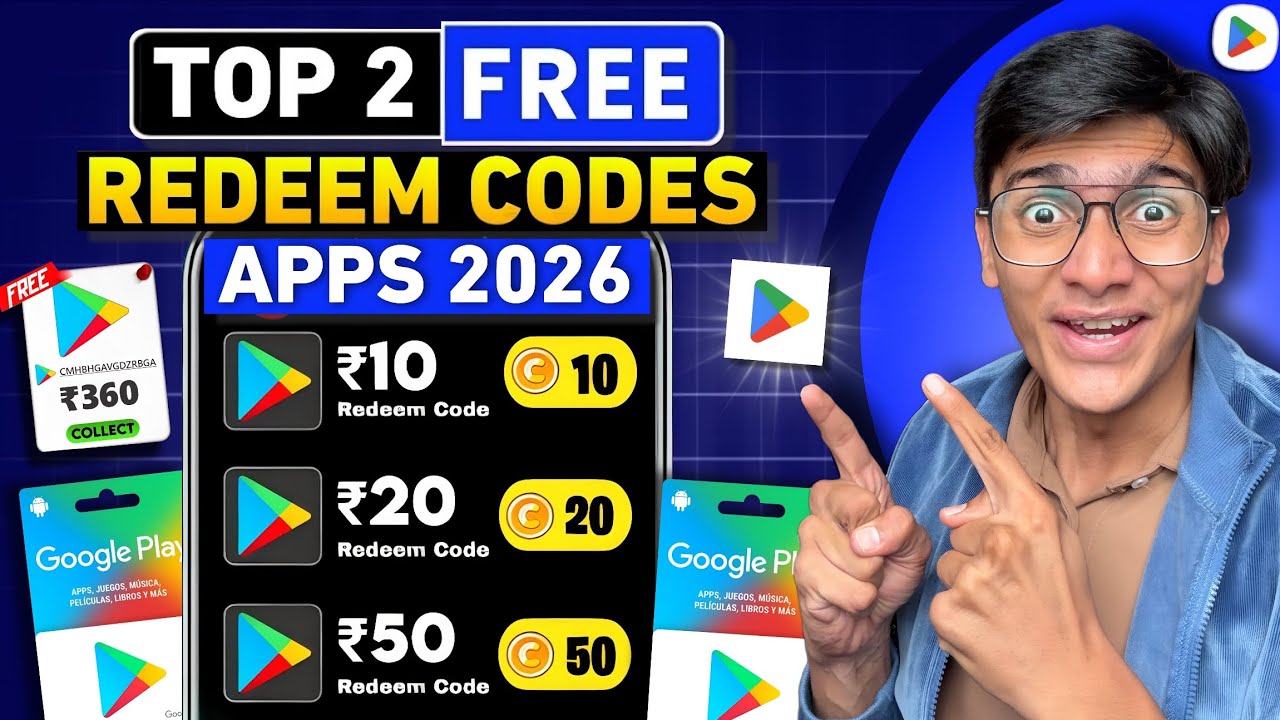 FREE REDEEM CODES INSTANT 🤩 | TOP REDEEM CODE APPS | HOW TO GET GOOGLE PLAY STORE REDEEM CODES FREE