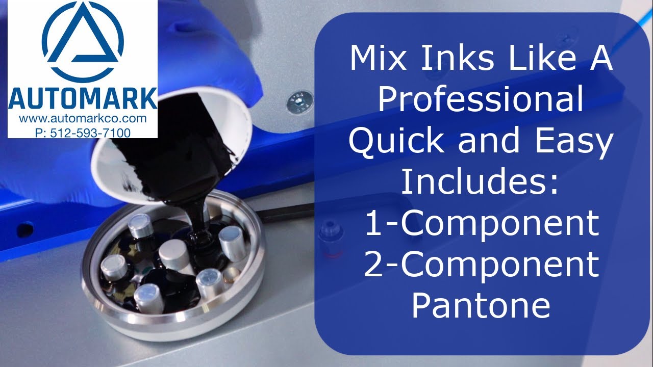 Mixing Pad Printing Ink Tutorial