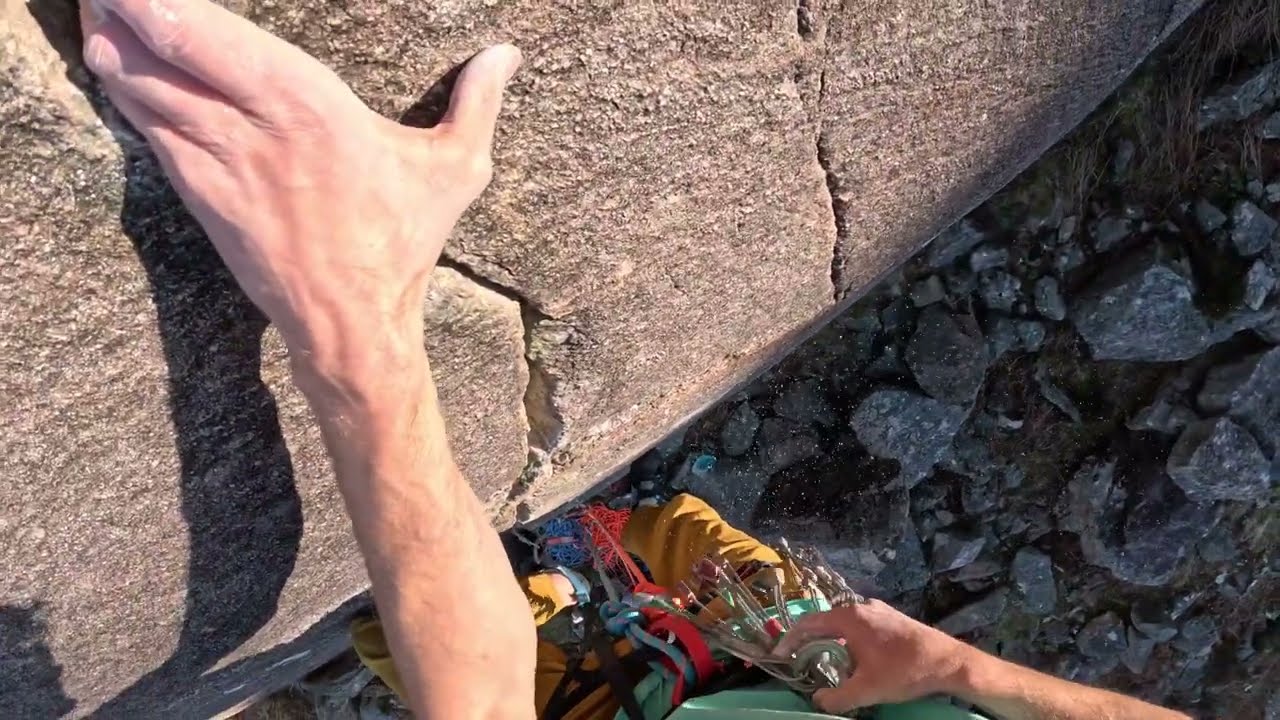 POV Rock Climbing | Condome/Instant Muscle E4 6A | Diabaig | Trad Climbing Scotland
