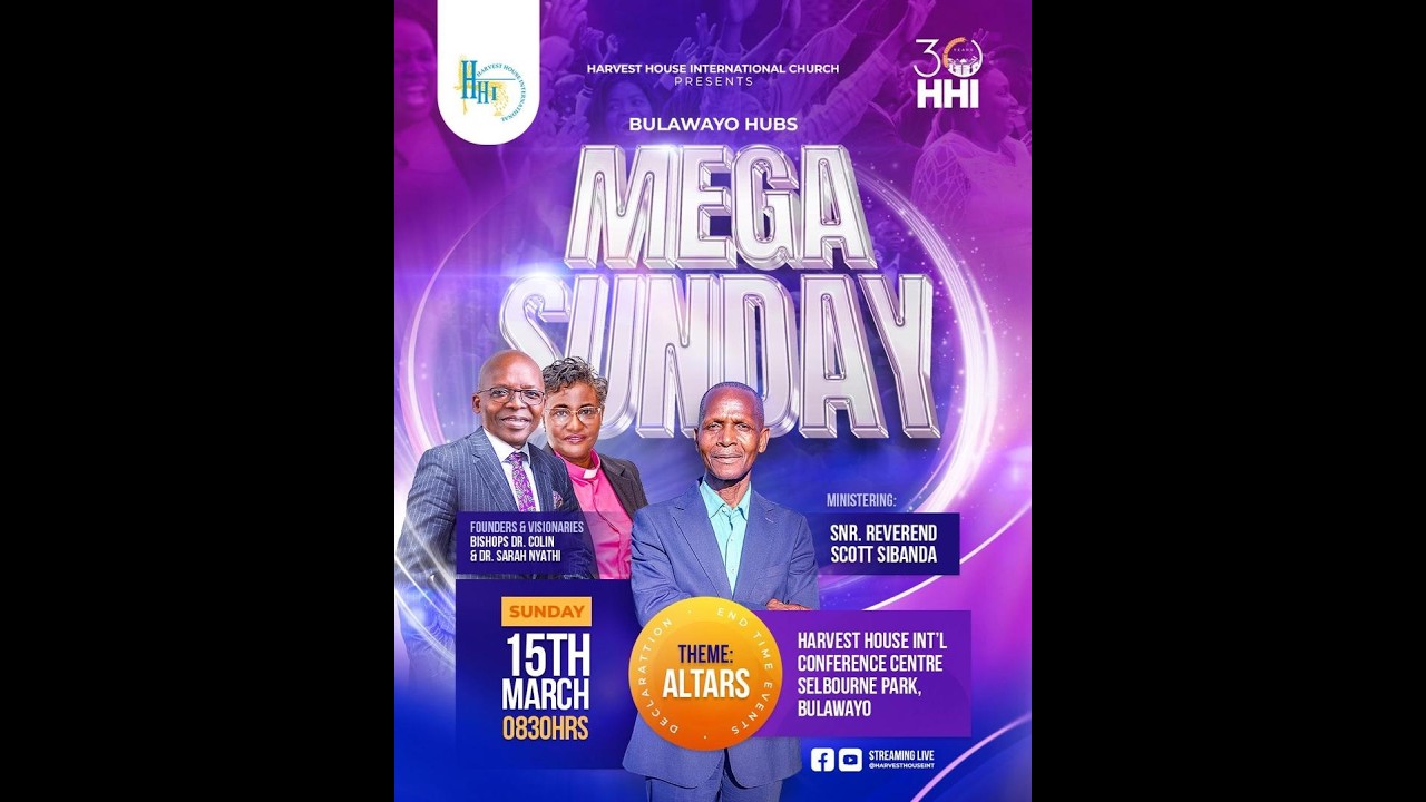 SNR REVEREND SCOTT SIBANDA EVENING  MEGA SUNDAY