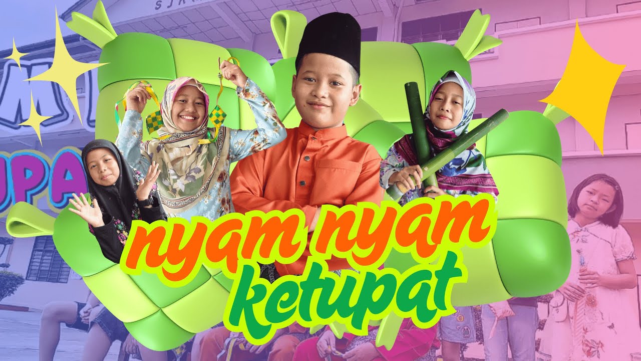 NYAM NYAM KETUPAT SJKC MERLIMAU | PARODI MV OFFICAL NYAM NYAM KETUPAT #zizanrazak