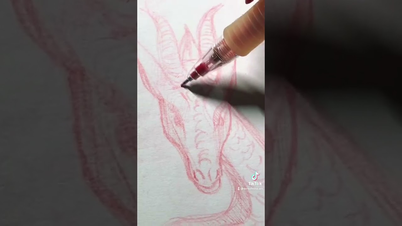 Dragons are my favorite mythical creatures! 🐉 #art #sketchbook #magical #dragons #fantasy #artshort