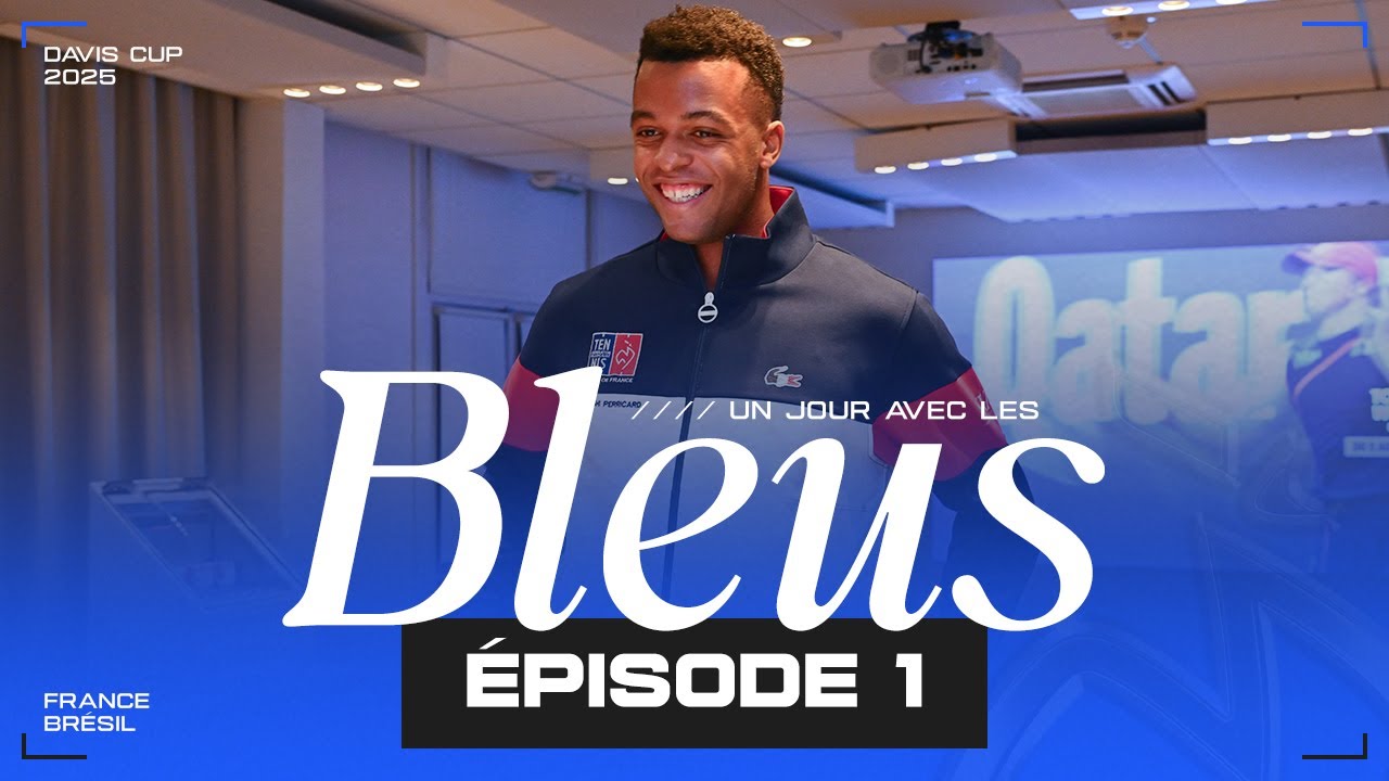 🇫🇷🇧🇷 Un Jour avec les Bleus #1 | France-Brésil | Davis Cup 2025