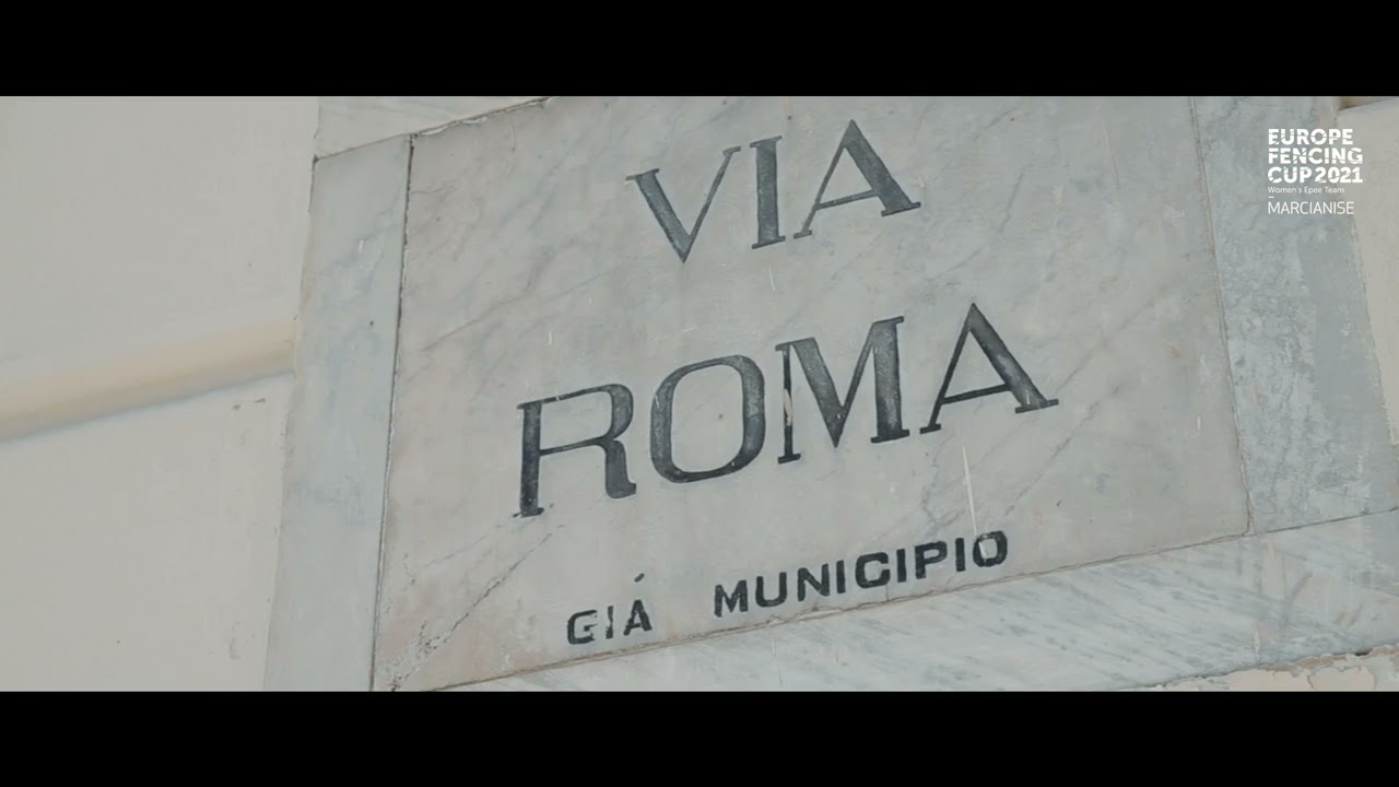 CARTOLINE DELLA CITTA' DI MARCIANISE DUOMO VIA ROMA VIA MARCHESIELLO - EUROPE FENCING CUP 2021