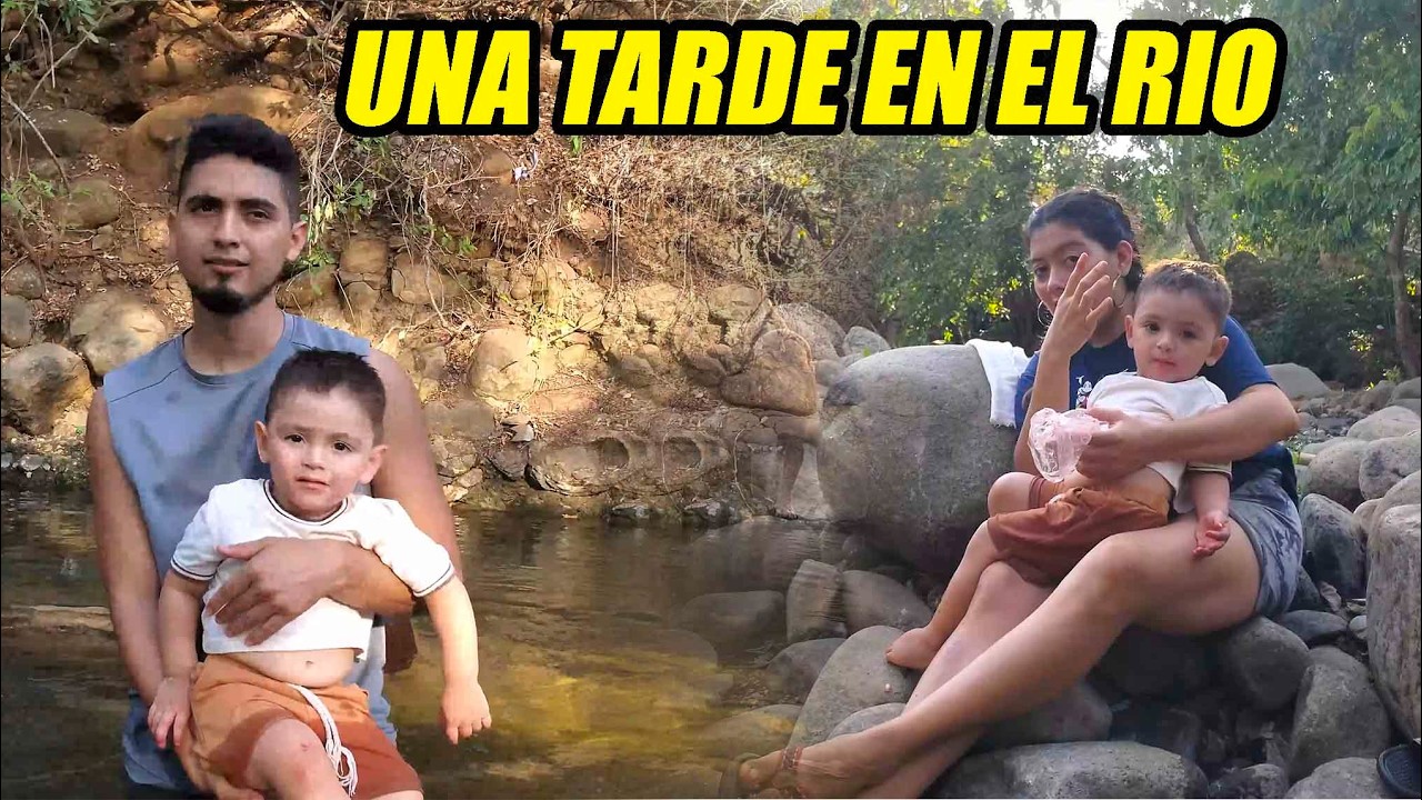 Nos fuimos a darnos un chapuzón en el rio.