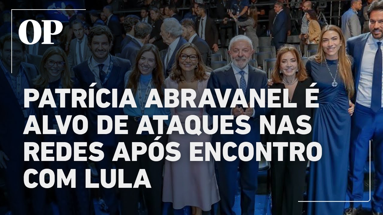 Patr&iacute;cia Abravanel &eacute; alvo de ataques nas redes ap&oacute;s encontro com Lula e Janja